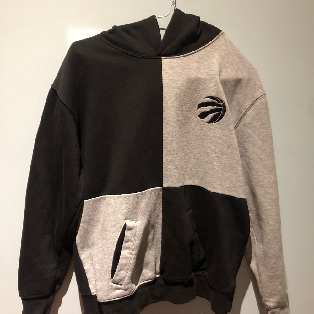 NBA Raptors Black and Grey Hoodie